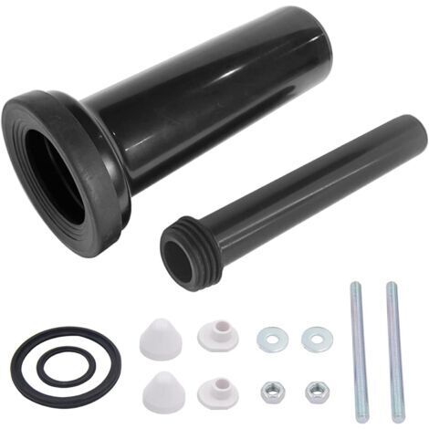 Set de raccordement pour WC mural,180 cm Kit complet de joint et tuyau de vidange (Kit complet, 180 cm)