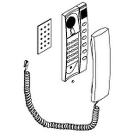 Set de reparación con brazo y cable, incluye cubierta de teléfono frontal.