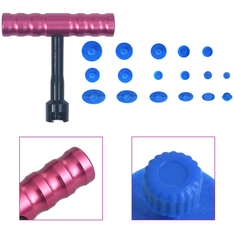 

Set de reparacion de abolladuras sin pintura 19 piezas