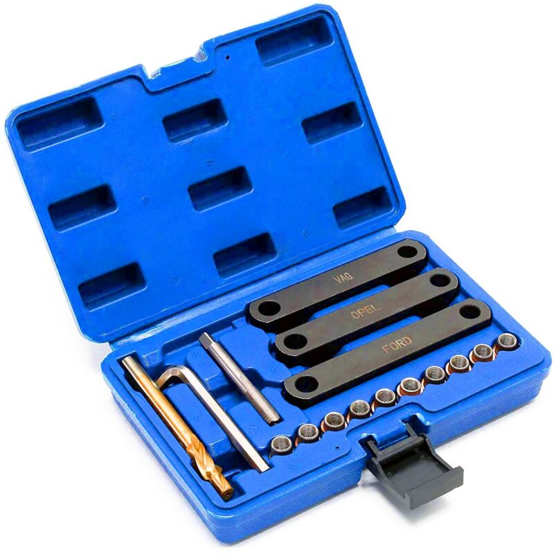 

SET DE REPARACION DE ROSCAS DE CALIPER DE FRENO M9 x 1.25mm REPARADOR ROSCA 3361