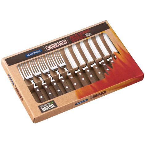 Set de rôtisserie traditionnelle tramontinatramontina 12 pièces