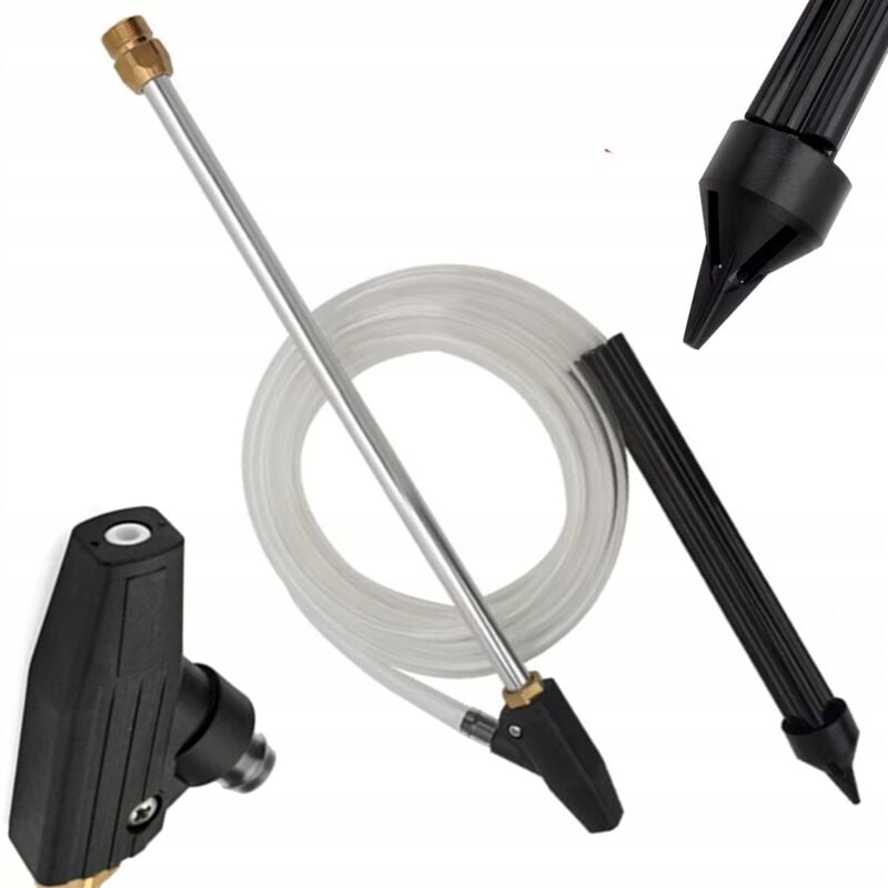 Set per sabbiatura con attacco in ottone M22 x1,5mm per ugello in ceramica Kranzle tubo da 3 m lancia da 460 mm