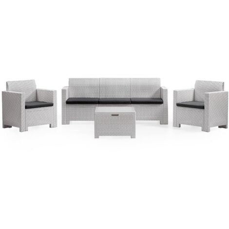 Set de Sala para Exterior - Salón Exterior Blanco