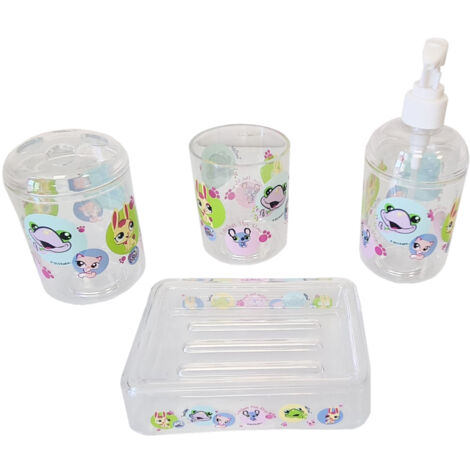 Set de salle de bain en acrylique Littlest Petshop
