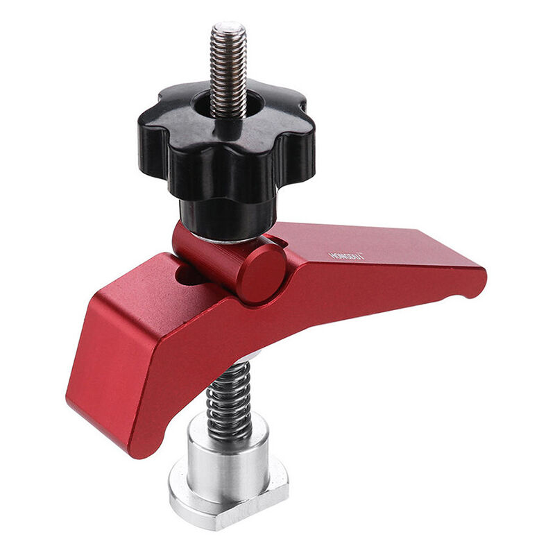 Set de serre-câbles en T en alliage d'aluminium avec système de blocage rapide et rainure en T