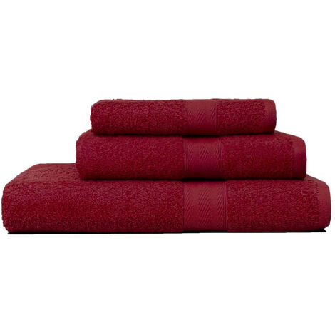 Set De Serviettes De Bain Serviette Invité + Serviette + Gant De Toilette Ruby   Teddy