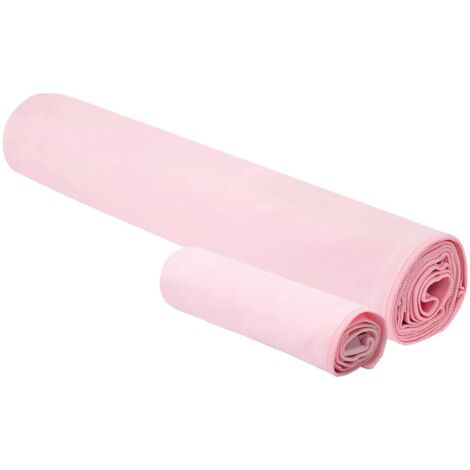 Set de serviettes de sport 2 pcs Rose tissu CFW850674