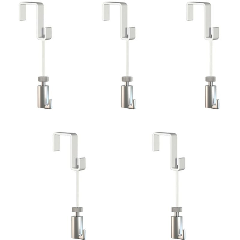 Pack de 5 kit d accrochages tableaux Artiteq suspension sur portes, panneaux,