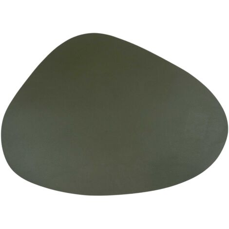 Set de table antidérapant design galet Vert 44x33 cm