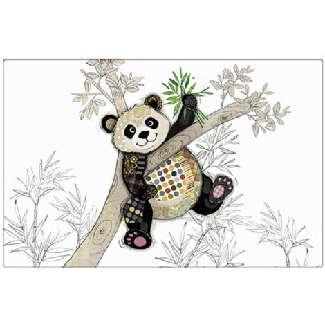 Set de table blanc panda 43 cm