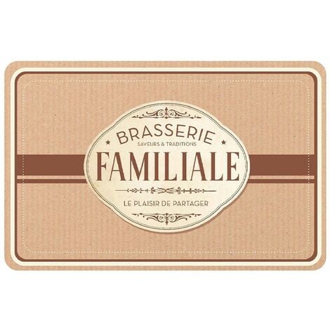 Set de table brasserie familiale