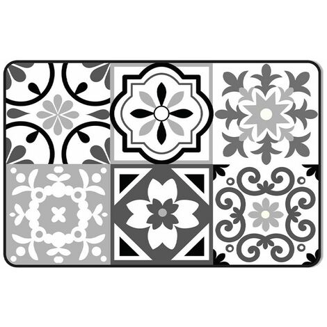 Set de table carreaux de ciment gris