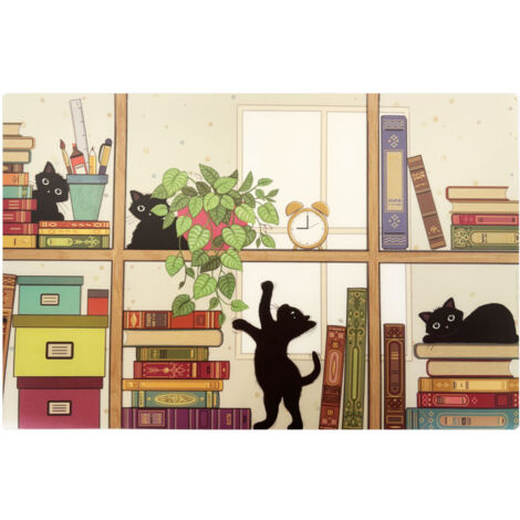 Set de table chatons dans la bibliothèque 43 cm