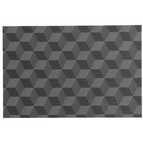 Set de Table "Cubiz" 30x45cm Noir & Blanc