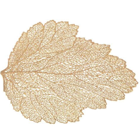 Set de table de Noël design feuille Jeanne - 36 x 47