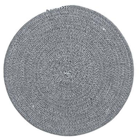 Set de Table Déco "Coton" 38cm Noir