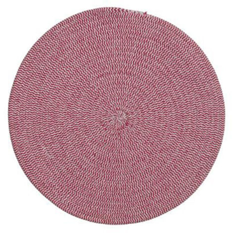 Set de Table Déco "Coton" 38cm Rouge