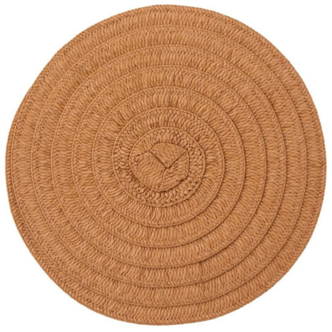Set de Table Déco "Olivia" 38cm Marron Camel