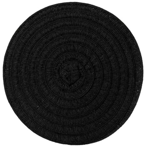 Set de Table Déco "Olivia" 38cm Noir