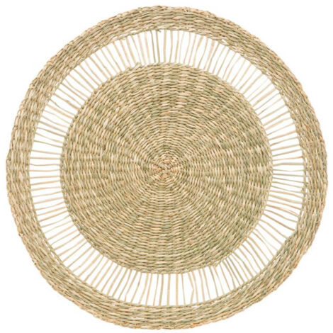 Set de Table Déco "Spring Water" 38cm Naturel