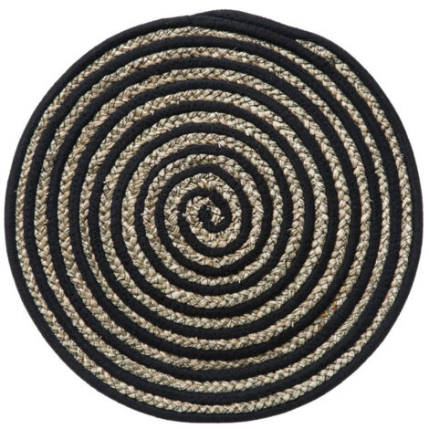 Set de Table Déco "Terre" 38cm Noir