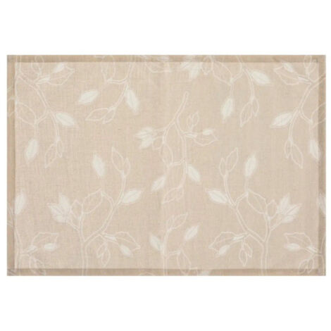 Set de Table Design "Fleurs" 30x45cm Beige