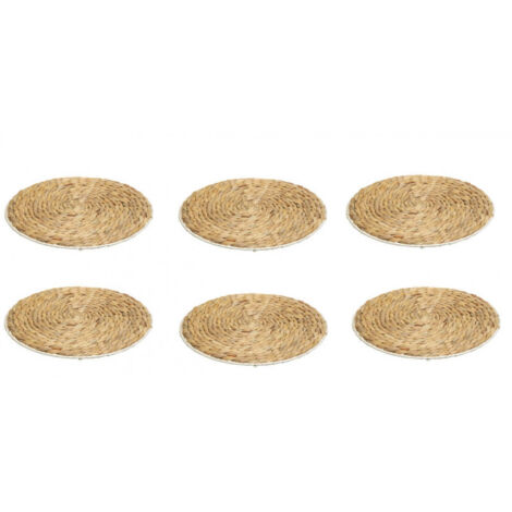 Set de table en jacinthe Naturel Ø 35 cm