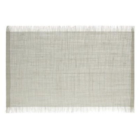 Set de Table en Jute "Frange" 30x45cm Gris