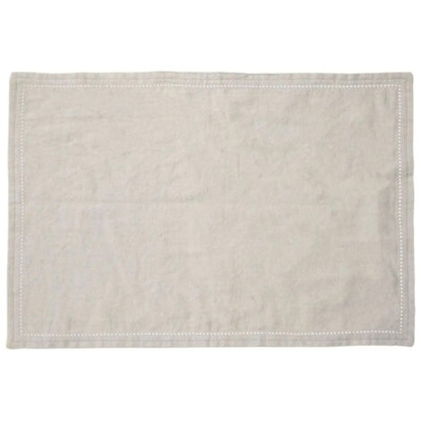 Set de Table en Lin "Elina" 30x45cm Gris