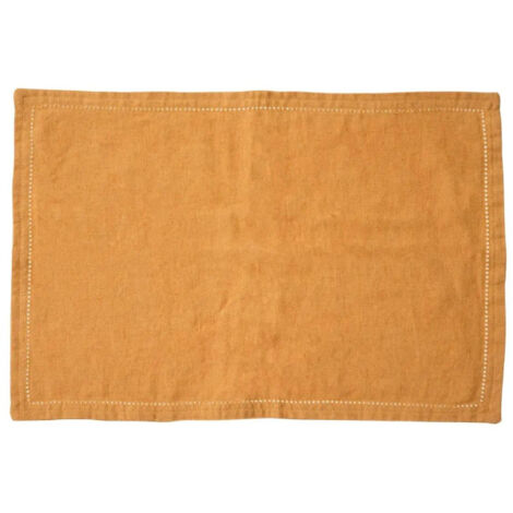 Set de Table en Lin "Elina" 30x45cm Jaune