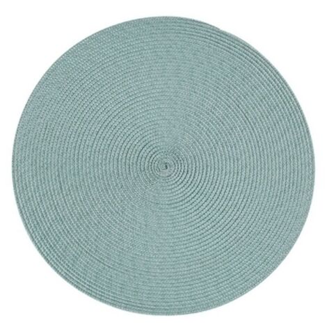 Set de table en paille pour assiettes, vert, 38 cm, 1 pc.