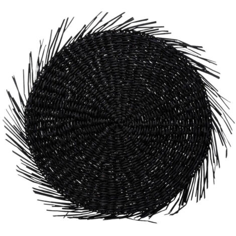 Set de Table en Roseau "Cuba" 40cm Noir