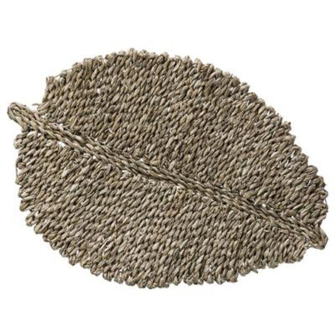 Set de Table en Roseau "Feuille" 33x48cm Naturel
