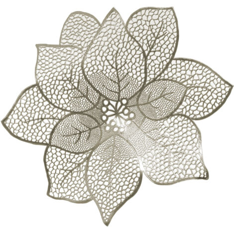 Set de table fleur Or d 44 cm