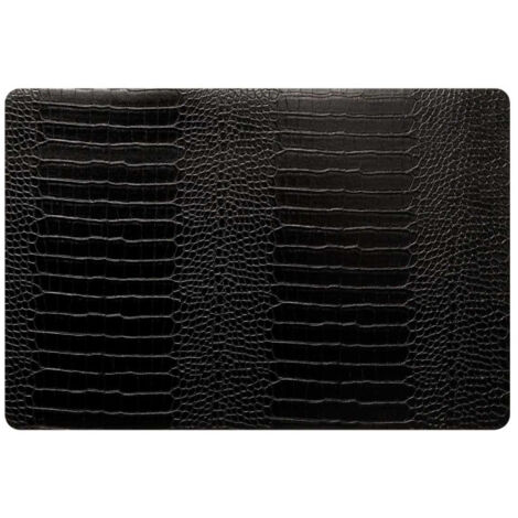 Set de Table Imprimé "Croco" 33x49cm Noir