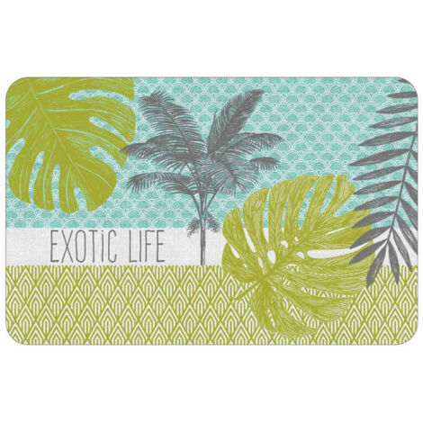 Set de Table Imprimé "Exotic Palm" 28x44cm Multicolore
