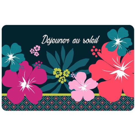Set de Table Imprimé "Hawai" 44cm Multicolore