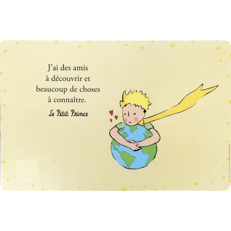 Set de table Le Petit Prince et la Terre jaune 43 cm