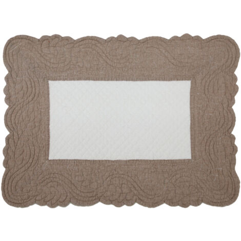 Set de table morphée miel Ecru 30x50 cm