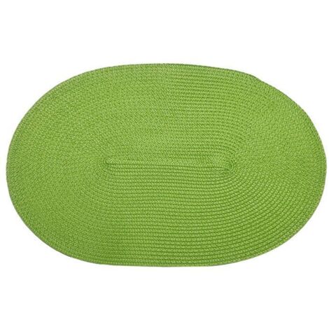 Set de table - Naturel - Ovale - 30 x 45 cm - Résistant à la chaleur - Vert