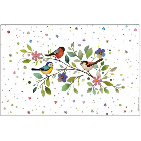 Set de table oiseaux colorés 43 cm