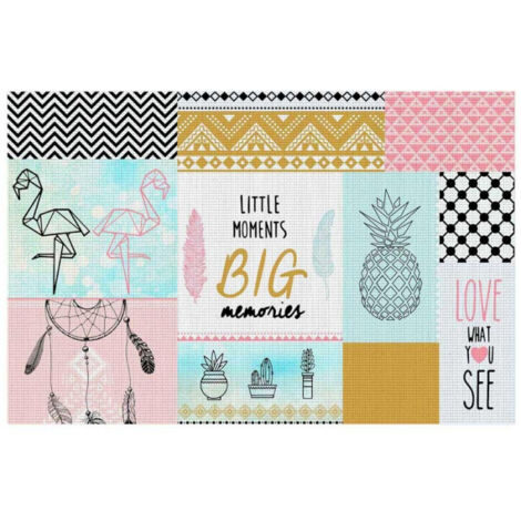 Set de Table "Optima" 28x43cm Multicolore