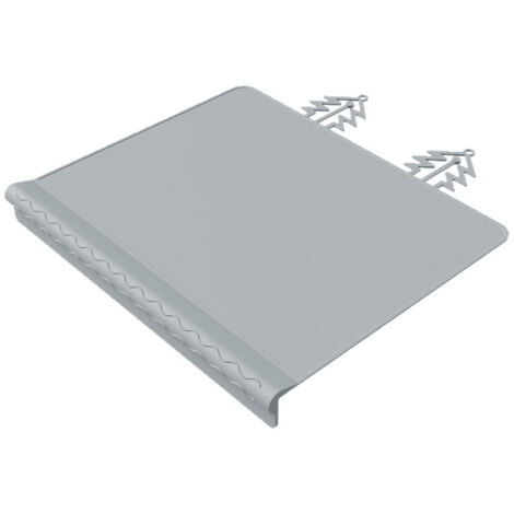 Set de table portable antidérapant – Sets de table pour enfants – Silicone – Gris –