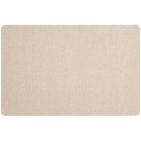 Set de table rectangulaire Beige 45x35 cm