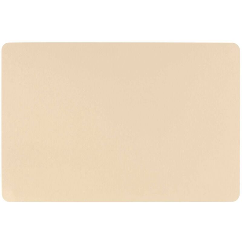 set de table rectangulaire tenor - dimensions : longueur 45 cm x largeur 30 cm. - beige