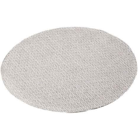 Set de Table Rond "Metrix" 38cm Taupe
