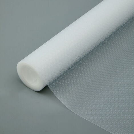 Set de table transparent 30 x 150 cm, 1 pièce, motif à pois, pour tiroir, papier isolant, résistant à l'humidité, adapté aux armoires de cuisine