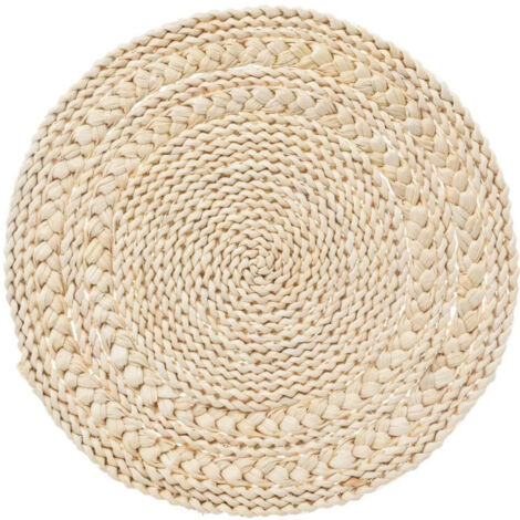 Set de Table Tressé "Soleya" 38cm Beige