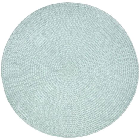 Set de table Tresse vert céladon D38xH0,1cm - Atmosphera créateur d'intérieur