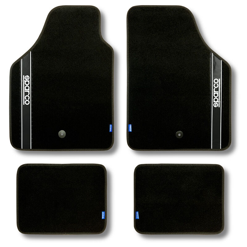Ensemble de tapis de voiture Sparco Tissu - Noir